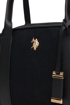 کیف پستچی مشکی زنانه چرم مصنوعی U.S. Polo Assn. - کد 945648687