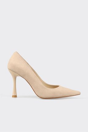 کفش استایلیتو بژ پاشنه نازک Elle - کد 935470652