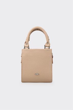 کیف دستی بژ زنانه چرم مصنوعی Elle - کد 927748454