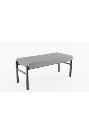 پوف و نیمکت طوسی 100 x 60 x 5 TATAR - کد 893595450