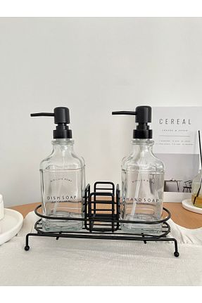 جا صابونی مشکی شیشه Mirilliahome - کد 827888193