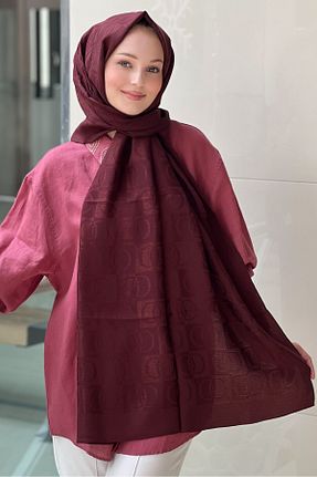 شال زرشکی زنانه Genel Markalar - کد 871523840