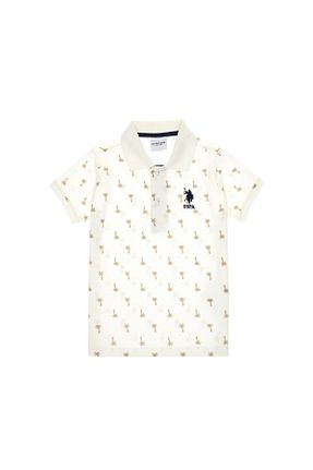 پولوشرت سفید بچه گانه پنبه ای U.S. Polo Assn. - کد 947394123
