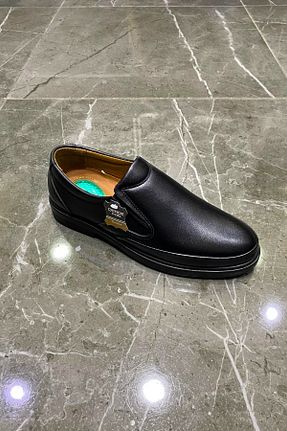کفش کژوال مشکی مردانه چرم مصنوعی D derde made in turkey - کد 947398199