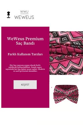 تاج رنگی زنانه Weweus - کد 947449533