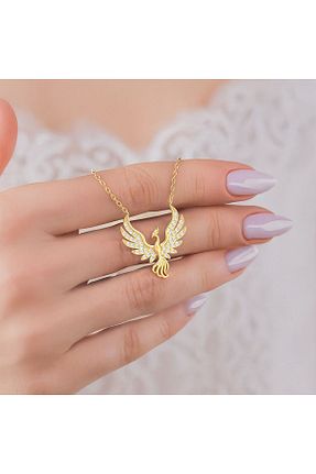 گردنبند نقره رنگی زنانه 925 عیار Indigo Takı - کد 947552090