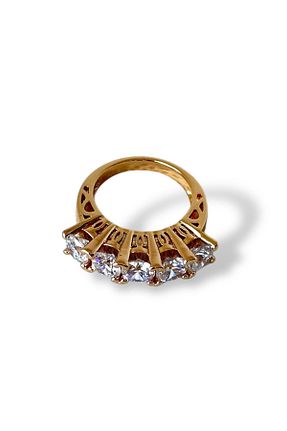 انگشتر استیل (فولاد) زرد زنانه استیل (فولاد) Takıştır - کد 947569386