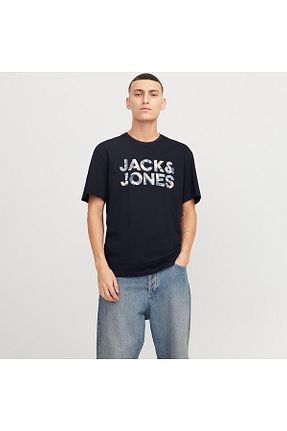 تیشرت سرمه ای مردانه رگولار Jack & Jones - کد 898377434