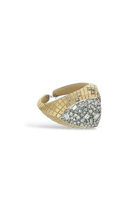 انگشتر استیل (فولاد) زرد روکش طلا neslyaccessories - کد 947692497