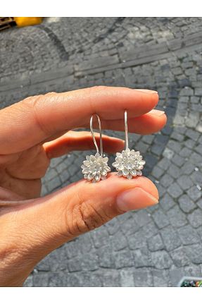 گوشواره نقره طوسی زنانه 925 عیار hayaltasari - کد 947695337