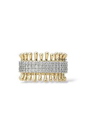 انگشتر استیل (فولاد) زرد زنانه روکش طلا neslyaccessories - کد 947696712