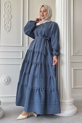 لباس حجاب آبی زنانه رگولار InStyle - کد 947745744