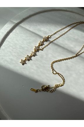 گردنبند استیل ( فولاد ) زرد استیل (فولاد) HERA JEWELS - کد 947751990