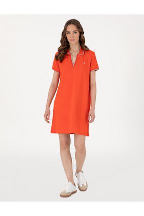 لباس قرمز زنانه بافتنی Pierre Cardin - کد 947780630