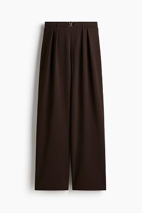 شلوار قهوه ای زنانه پنبه ای H&M - کد 947874596