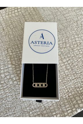 گردنبند استیل ( فولاد ) بژ بچه گانه استیل (فولاد) Asteria Jewelry - کد 947862774