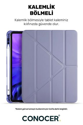 کیف تبلت بنفش Samsung Uyumlu CONOCER - کد 947992354