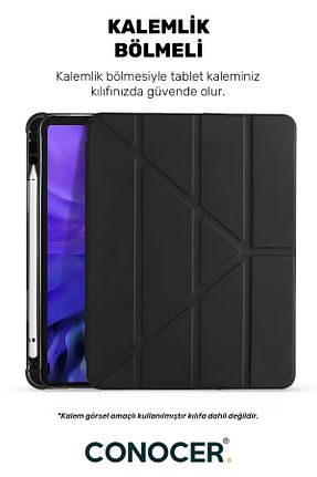 کیف تبلت مشکی Samsung Uyumlu CONOCER - کد 947996853