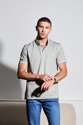 پولوشرت رنگی مردانه کتان DAMGA JEANS - کد 948008549