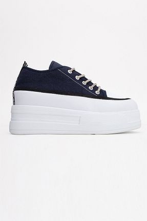کفش اسنیکر رنگی زنانه بند دار Lizy Shoes - کد 947996619