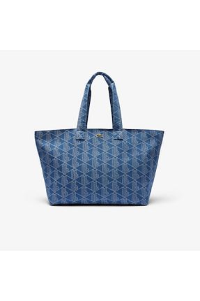 کیف دوشی آبی زنانه چرم مصنوعی Lacoste - کد 948022408