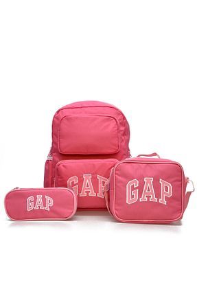 کیف مدرسه صورتی بچه گانه پارچه ای GAP - کد 948033408