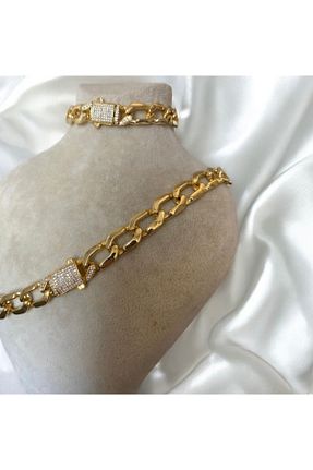 ست استیل زرد زنانه 1+ RAYM ACCESSORIES - کد 948069443