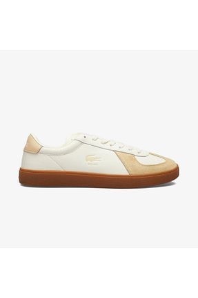 کفش اسنیکر بژ مردانه بند دار Lacoste - کد 924211759