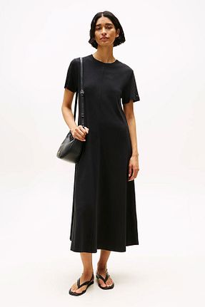 لباس مشکی زنانه پلی استر Tommy Hilfiger - کد 943393424