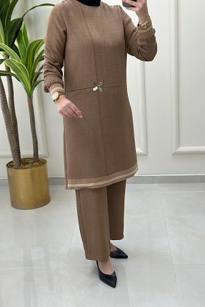 ست بالاتنه و پائین تنه حجاب رنگی زنانه رگولار sff - کد 948529137