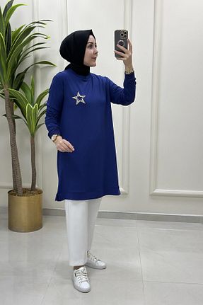 تونیک حجاب رنگی زنانه پنبه پلی استر KADO - کد 948744383