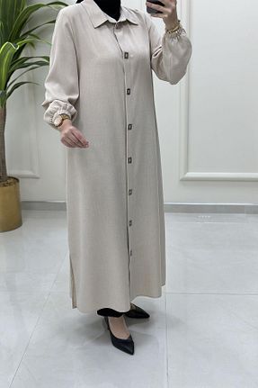 کلاه و ابایا بژ زنانه پنبه پلی استر Keten - کد 948515326