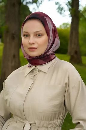 روسری رنگی پلی استر Madame Polo - کد 948485398