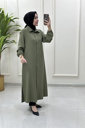 کلاه و ابایا خاکی زنانه پنبه پلی استر Keten - کد 948515239