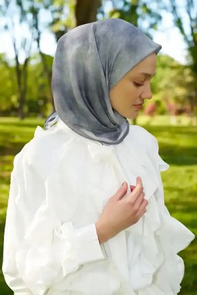 روسری رنگی پلی استر Madame Polo - کد 948485196