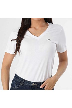 تیشرت سفید زنانه رگولار Calvin Klein - کد 948481894