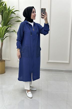 کلاه و ابایا آبی زنانه پنبه پلی استر ayşe akay - کد 948516101