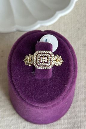 انگشتر استیل (فولاد) طلائی زنانه استیل (فولاد) Modacaprea - کد 948583502