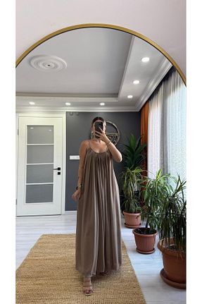 لباس سفید زنانه بند دار SEVİNÇ GÜNGÖR - کد 948731991