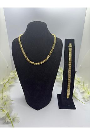 ست جواهر زرد زنانه 2 تایی Constanza Exclusive - کد 948774998