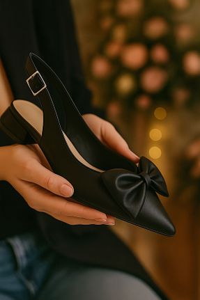 بابت مشکی زنانه چرم مصنوعی DİVOLYA - کد 948927841