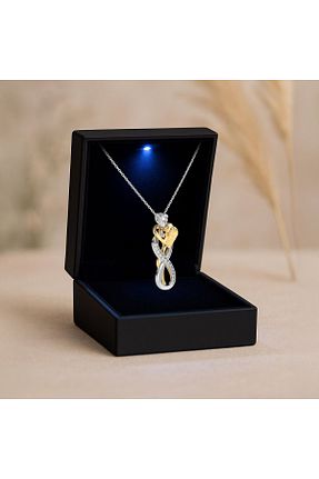 گردنبند نقره رنگی زنانه 925 عیار Indigo Takı - کد 948968683