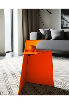 میز عسلی نارنجی فلزی VoomeDesign - کد 948975392