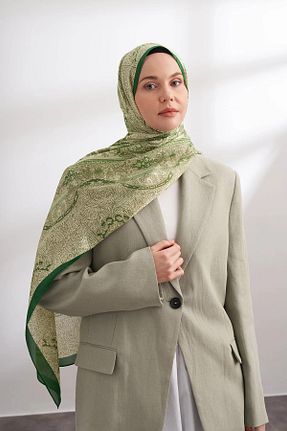 شال سبز زنانه پلی استر ARMANDA - کد 949031372
