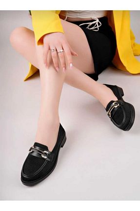 کفش کلاسیک مشکی زنانه پاشنه تخت Firibu - کد 949193679