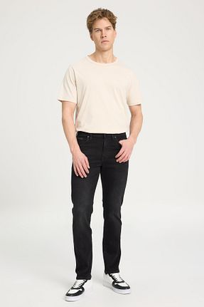 شلوار جین مشکی مردانه پاچه ساده Wrangler - کد 949387043