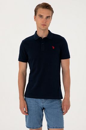 پولوشرت سرمه ای مردانه پنبه ای U.S. Polo Assn. - کد 949396882