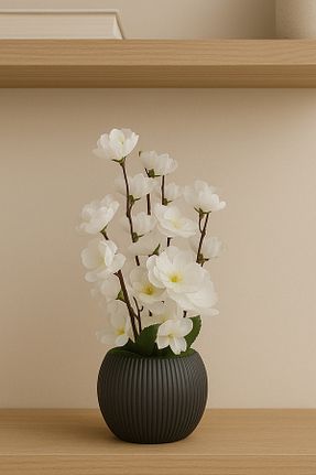 گل خشک و مصنوعی سفید ALSHOP - کد 949299509