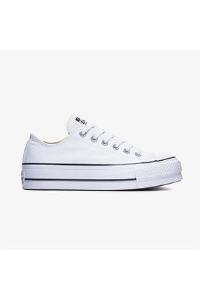 کفش اسنیکر سفید زنانه بند دار Converse - کد 4921578