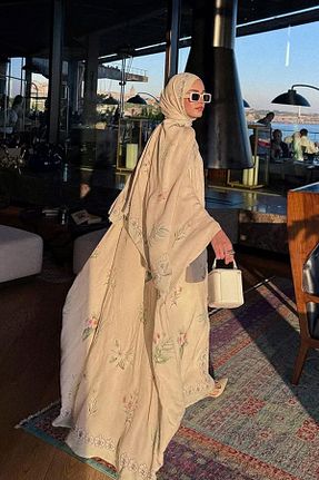 کیمونو و کافتان رنگی زنانه گلدار carell - کد 952443789